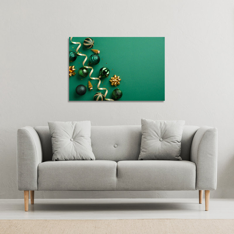Christmas Greeting Design - Wrapped Canvas Print, 152cm H x 152cm W