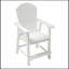 Chaise de bar avec accoudoirs, ensemble de 2 chaises de patio