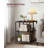 21'' Black End Table With 3-tier, Industrial Side Table Night Stand With Storage Shelf For Small Spaces, Bedroom, Living Room
