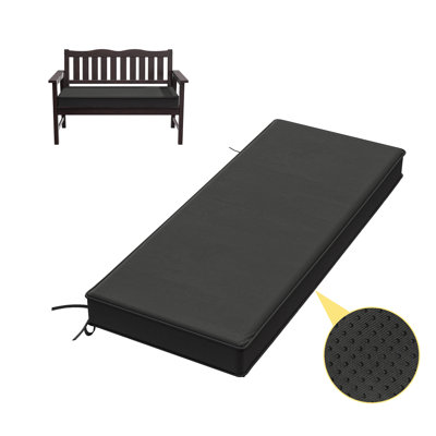 3" Thick Anti-Slip Bench Cushion For Indoor And Outdoor Use