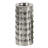 Metal Handmade Pillar Decorative Silver Candle Holder with Studs Set