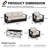 Abdullah 6-Piece Outdoor Aluminum Outdoor Patio Sofas Furniture Set,2 Swivel Chairs,2 Armchairs,1 Coffee Table and Beige Cushions-1464086608