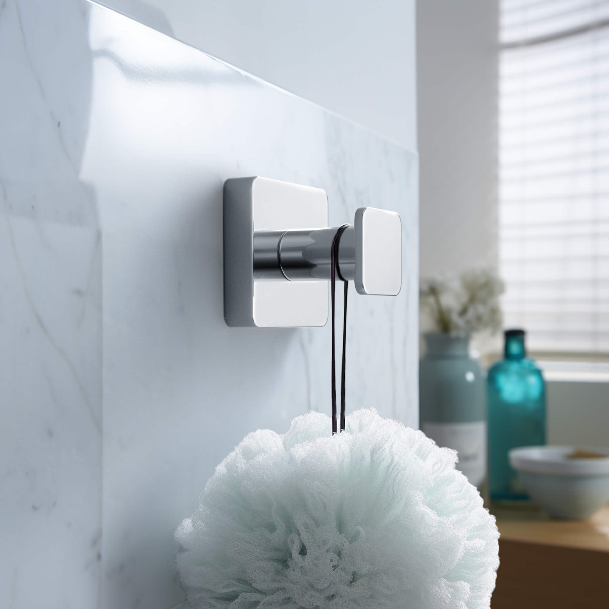 Blaze Wall Mounted Robe Hook, Chrome