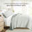 Quilt Set Super Soft Lightweight All Season Quilted Coverlet in Tossed Ferns-105814007-105814008