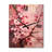 Cherry Blossoms Dark Pink Collage - Cherry Modern Wall Clock-100338508