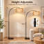 175cm Rattan Arched/Arc Floor Lamp