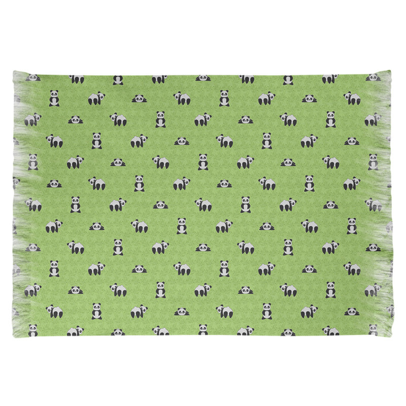 Vert Panda Tapis décoratif, non