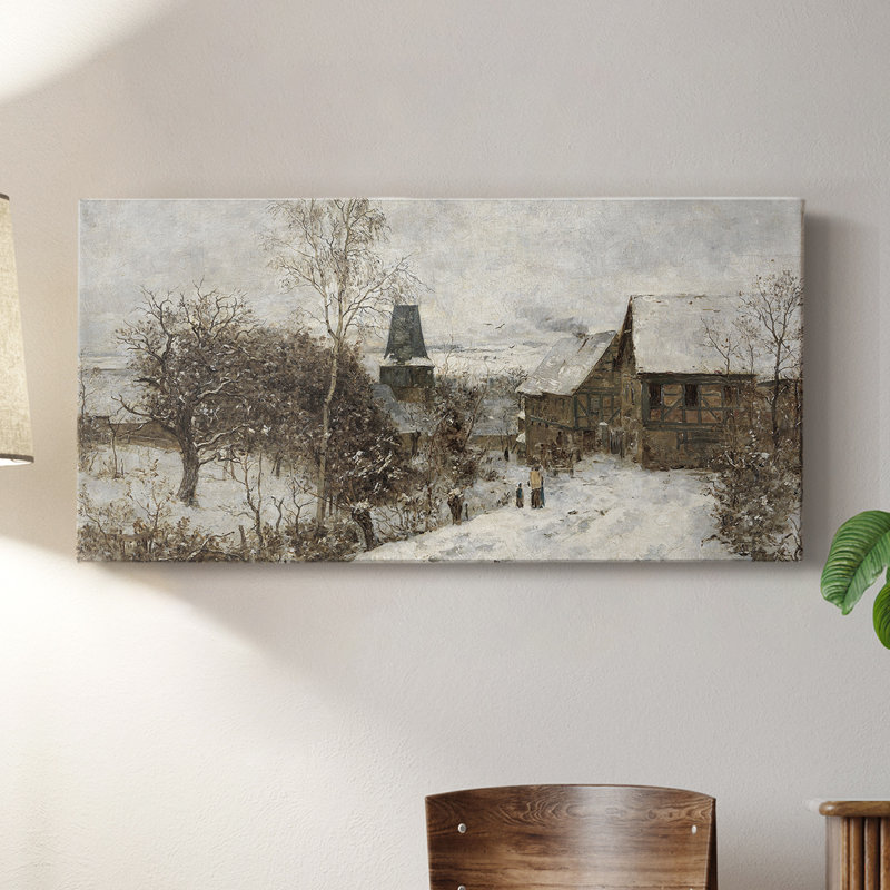 Série paysage - CDXVI - Toile tendue avec châssis - Prêt à accrocher, H 20 po x l 40 po
