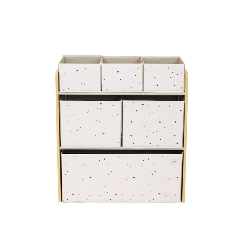 6 Piece Fabric Storage Bin Set