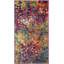 Tapis abstrait rose / vert / jaune Isabea-1377233238