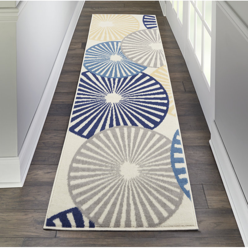 Tapis blanc Bo, Tapis de couloir 2 pi 3 po x 7 pi 6 po