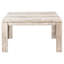 Table de salle à manger 60 po, rectangulaire, finition taupe, moderne, pouvant accueillir confortablement 6 po