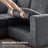 Chayten 5-Piece L-Shaped Upholstered Sectional Couch With 2 USB Ports, 1 Portable Ottoman-105704077