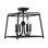 Libby Langdon For Crystorama  4 Light Black Forged Ceiling Mount