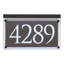 Metallic Crystal LED Lighted Trajan Engraved 1-Line Address Sign-458105748-458105737