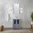 Bath Vanity with White Ceramic Top-380164624