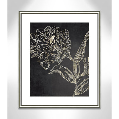 Golden Flower Folklore II by Asia Jensen - Picture Frame Graphic Art