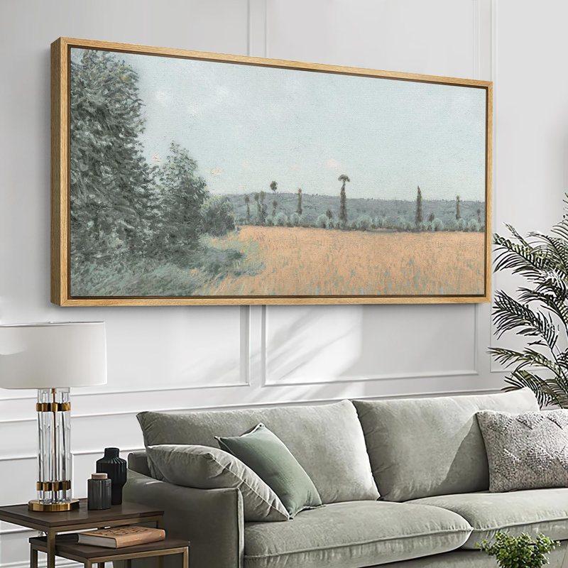 «Rustic Countryside», impression sur toile encadrée, H 30 po x l 60 po, Naturel