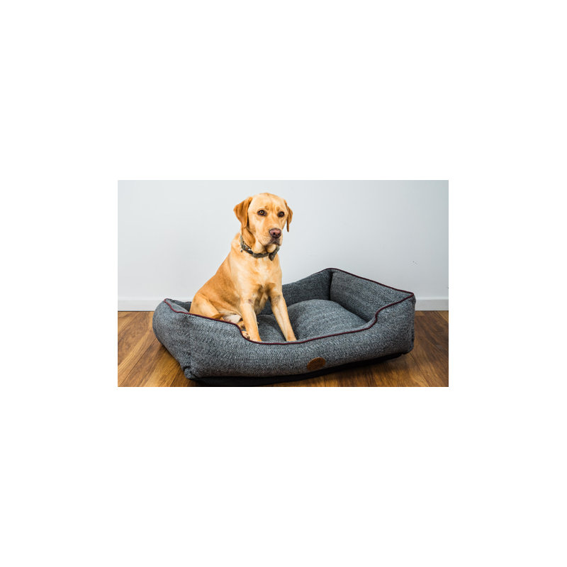 Tweed Pet Bed, 28cm H x 70cm W x 56cm D
