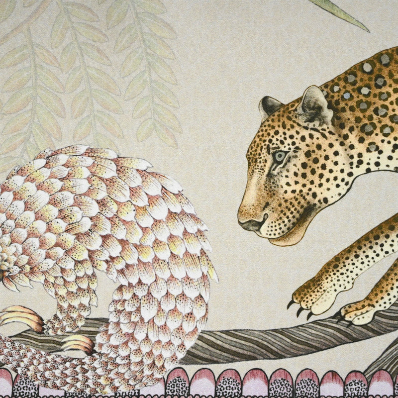 Table Runner - Pangolin Park - Small, Stone, 138'' L x 16'' W