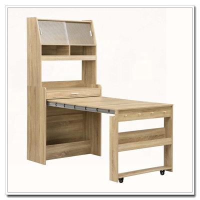 Compact Buffet Hutch Foldable Dining Storage Cupboard