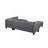 104.5" Upholstered Sofa,Chaise & Ottoman , Gray