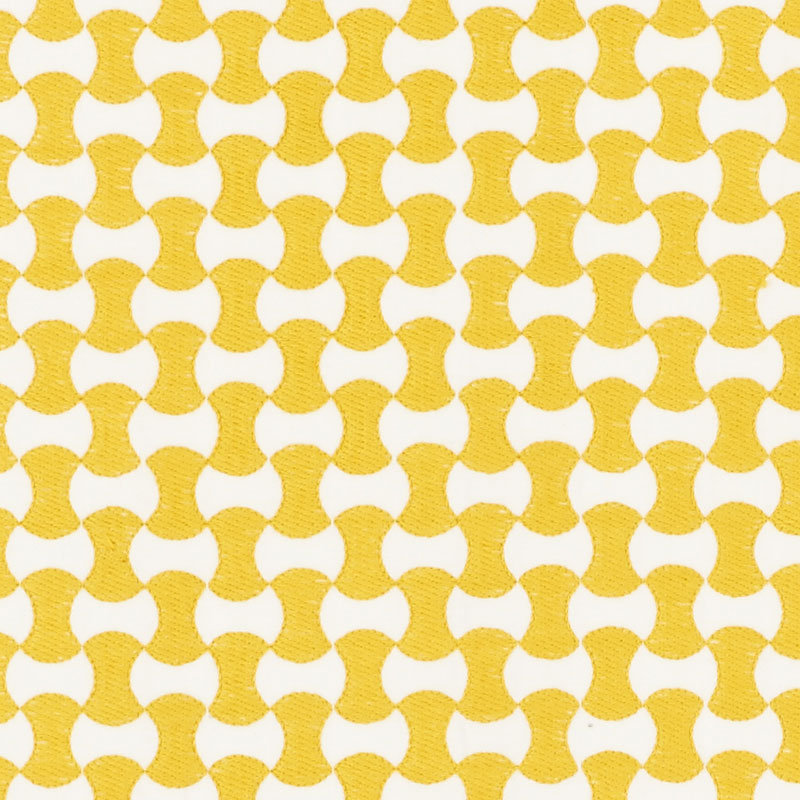 Tissu de broderie Nolita, Jaune