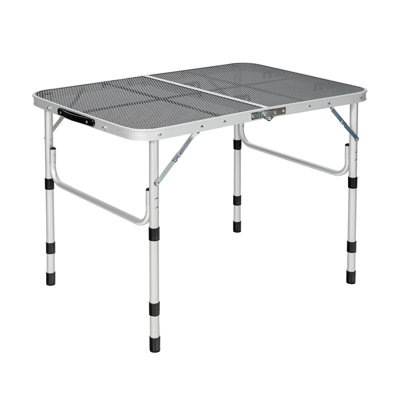 Medrick 90cm Rectangular Adjustable Folding Table