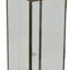 Lanterne en verre avec dessus ventilé Greg, poignée en anneau, métal bronze 28 po-132922957