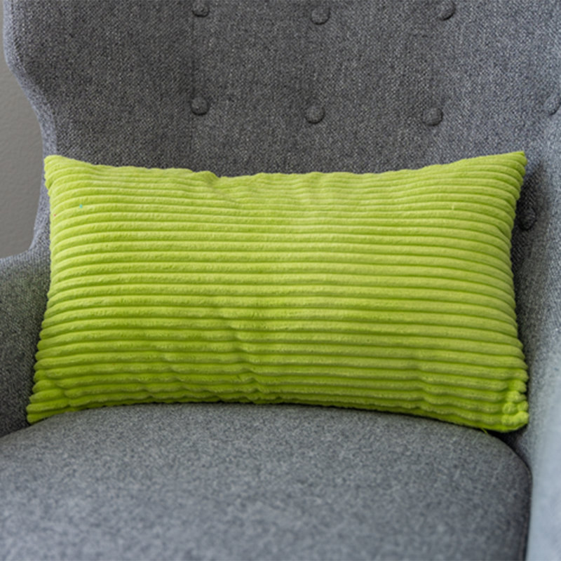  Set of 2 Throw Pillow With Inserts– 12"x20" Decorative Throw Pillow Full Set, Green