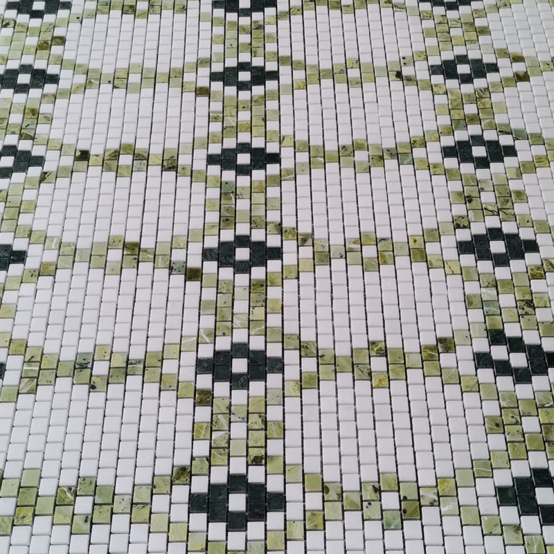10" x 10" Marble Mosaic Wall & Floor Tile