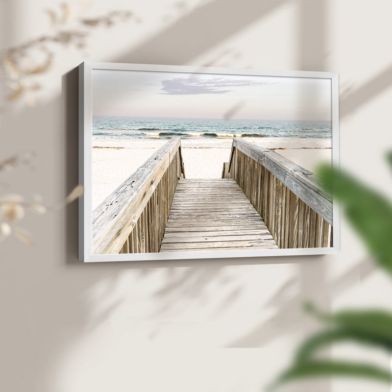 «Evening Calm» - reproduction encadrée - Restickable, H 8 po x l 10 po, Blanc