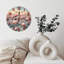 Horloge murale flamant rose