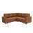Upholstered L-Shape Sectional Sofa Bed with Pull Out Sleeper and Storage, Convertible Corner Couch with Cup Holders & Side Pockets