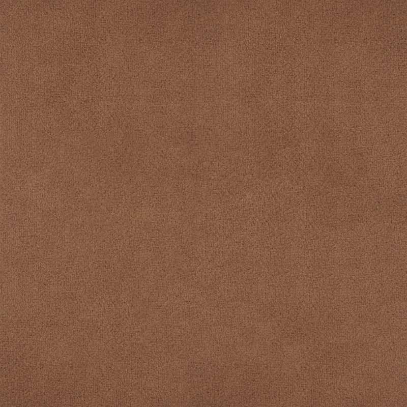 Homepop Arch Ottoman - Rust, Orange Velvet