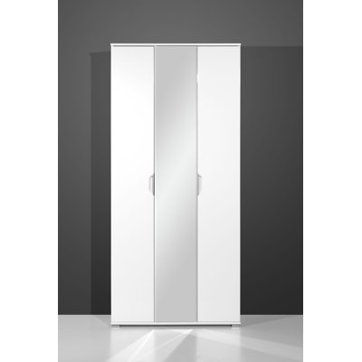 Wheatfield 3 Door Manufactured Wood Wardrobe