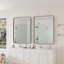 Miroir mural mural noir, pour salle de bain, salon, décoration murale de chambre à coucher