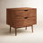 Indra 22" H 2-Drawer Wood Nightstand-2037666226