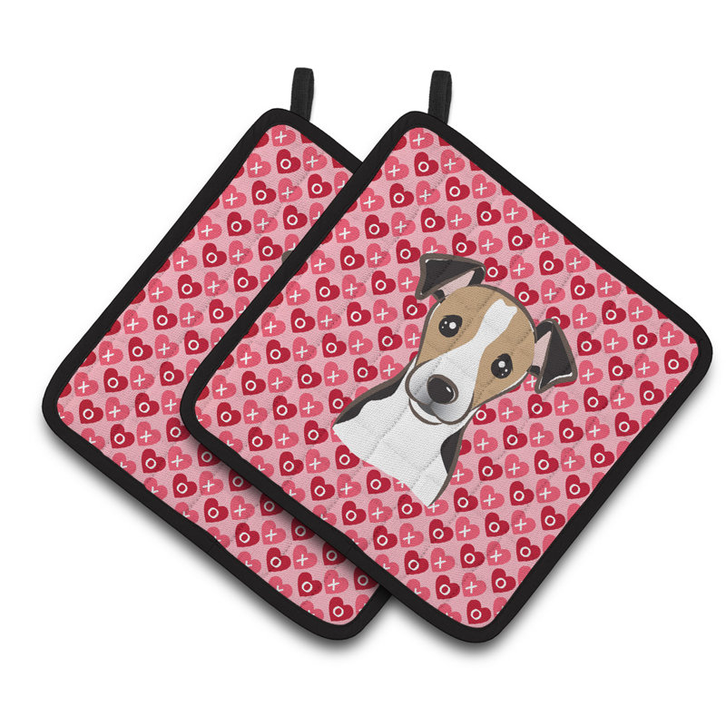 Caroline's Treasures Polyester Potholder, Black