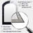 Minimalism Black And White Paint Corner - Coastal Arch Decorative Mirror, White Asymmetrical Wall Mirror, Printed Metal Art-189822096
