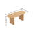 Oval Burlywood Solid Wood Dining Table-1513944051