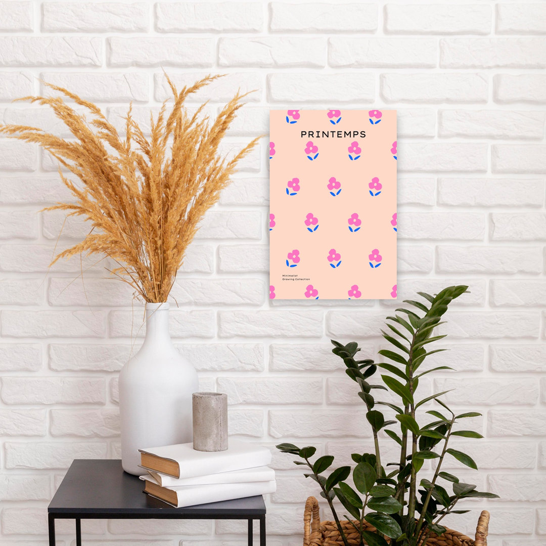 Printempsminimalist Abstract Contemporary Wall Art Print