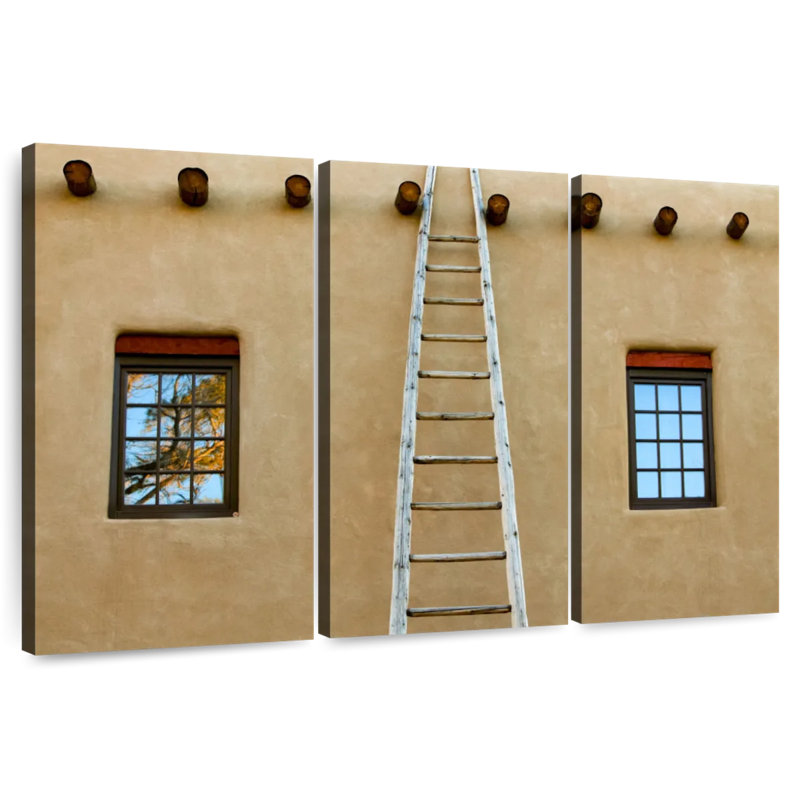Escalier Adobe, H 36 po x l 57 po
