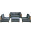Chaise de style contemporain avec canapé et tissu