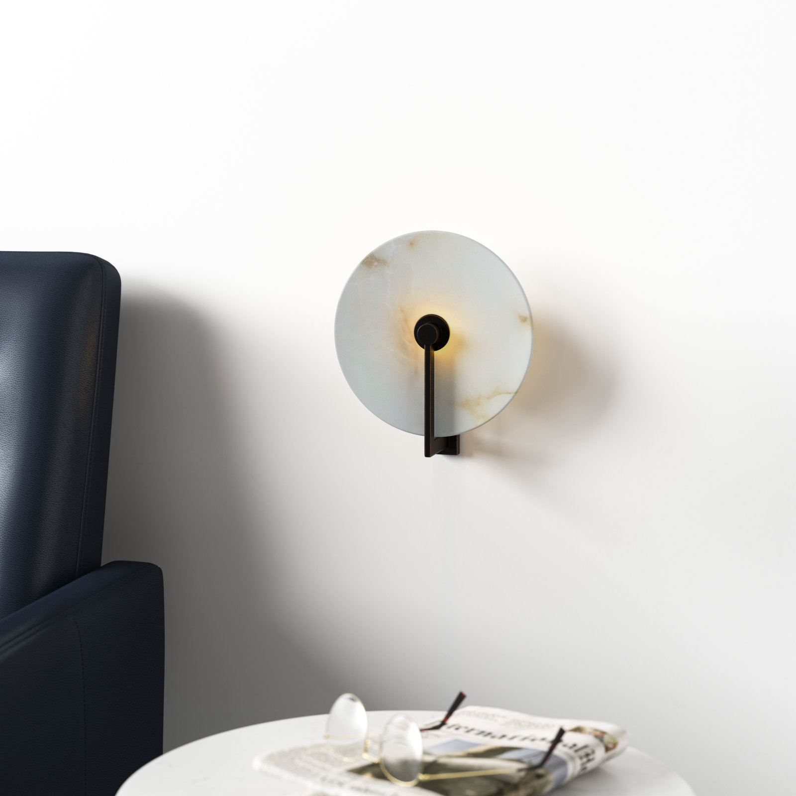 Galway Single Light Dimmable LED Armed Sconce