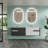 Woodcroft Brighten Your Bathroom with our Smart LED Bluetooth Oval Mirror