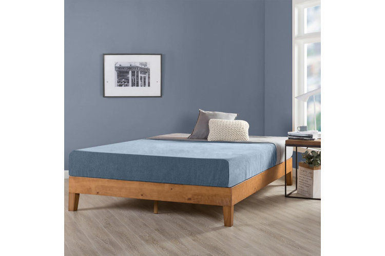 Harney Solid Wood Low Profile Platform Bed