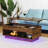 Kheira Lift Top Coffee Table with RGB LED Light Strip-996326943