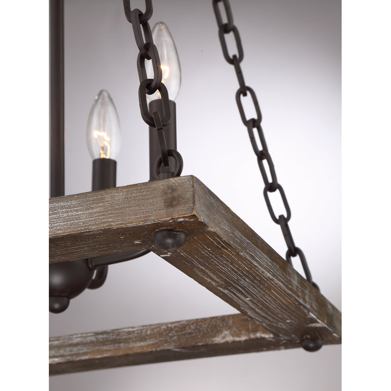 Lustre géométrique à 4 lumières Ireton