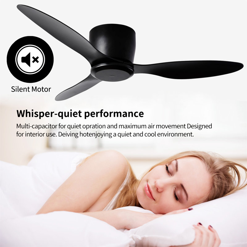 Ventilateur de plafond encastré 42 "sans lumière